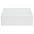 thumbnail image 5 of Baxton Studio Dorian White Table de Chevet Moderne en Similicuir, 5 of 5