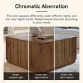 thumbnail image 7 of Tribesigns 31.5-Inch Square Coffee Table for Living Room, Farmhouse Solid Wood Center Cocktail Table, Easy Assembly, Brown, 7 of 7