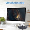 thumbnail image 4 of Control del volumen Control de volumen USB Ajustador de audio Controlador de volumen Audio Control remoto digital Función de silencio de una tecla Plug and Play Negro Meterk Control del volumen, 4 of 4