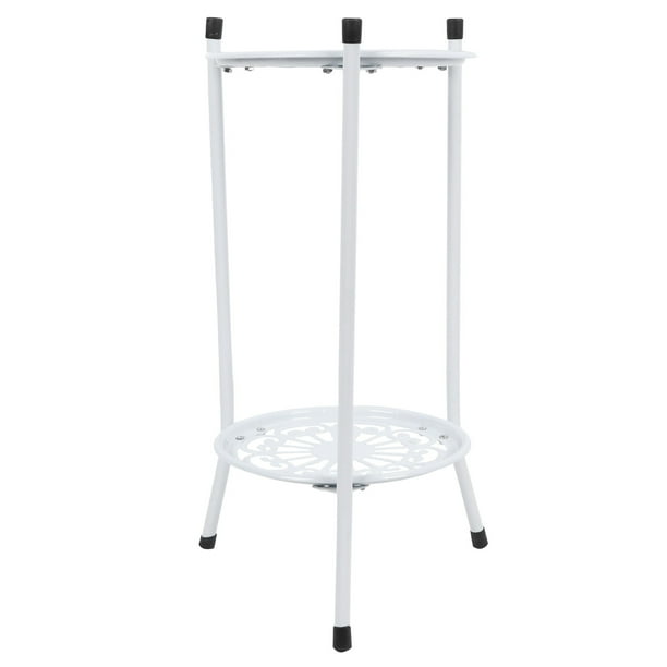 Soporte para plantas de nivel, soporte para plantas de metal de 2 niveles, soporte para macetas, soporte para macetas, materiales ecológicos