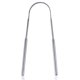 thumbnail image 1 of Raspador de lengua de acero inoxidable, limpiadores de lengua, aliento fresco, sabor restaurado, forma de U, 1 of 4