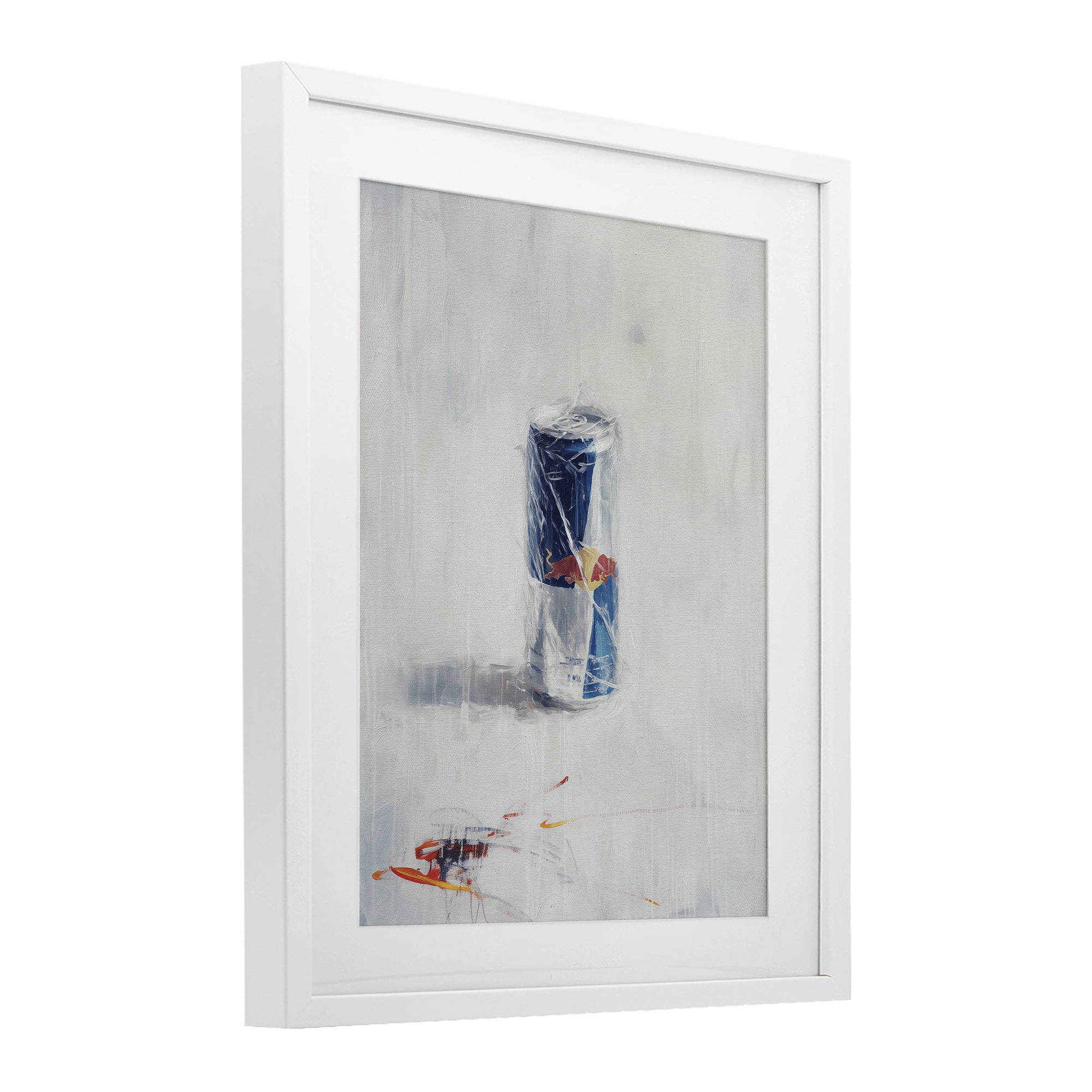 Stupell Industries Creative Energy Drink White Framed Print Under Glass, design by Svetlana Aleynikova