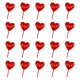 thumbnail image 5 of 20 adornos para tartas, cupcakes, cartas de amor, suministros para tartas, letreros de compromiso Oro rojo, 5 of 9