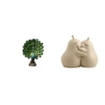 thumbnail image 1 of Elegante Estatua De Pavo Real Abrazando Una Pera, Escultura Animal, Sujetalibros De Cerámica, Finamente Elaborada, Adorno De Mesa Para Dormitorio, Oficina, Sala De Estar, Estantería,, 1 of 8