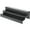 Black, variant on Plymor Black Acrylic 3-Step Solid Back Display Stairs, 5.5" H x 18" W x 8" D