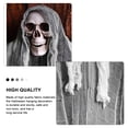 thumbnail image 4 of Fantasma Esqueleto Colgante Fácil De Instalar Decoración De Fiesta De Halloween Esqueleto Fantasma Colgante De Alta O Ventanas De Patio Delantero Fiesta De Halloween Casa Embrujada Serendint HA027996-02, 4 of 6