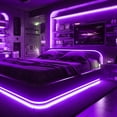 thumbnail image 3 of czcpp-LED Neon Lights,16.4ft Purple LED Strip Light 12V Silicone Waterproof Flexible Neon Rope Light,Neon Sign DIY for Bedroom Festival Party (No Plug), 3 of 4