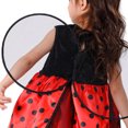 thumbnail image 6 of Pandaie 4-10Y Girls Kids Cute Tulle Dress Set with Headband and Wings Festival Cartoon Dress Up Outfit Red,4-5Years, 6 of 7