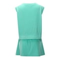 thumbnail image 7 of Woman Summer Outfits Summer Solid Cotton Casual Outfit Sleeve Tank Top and Shorts 2 Piece Set Lightweight Breathable Womens Travel Outfit Mint Green XL, 7 of 7