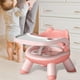 thumbnail image 3 of Asiento de comedor y alimentación para niños pequeños Silla de alimentación para bebés Mesa de comedor de viaje tipo 2 rosa, 3 of 6