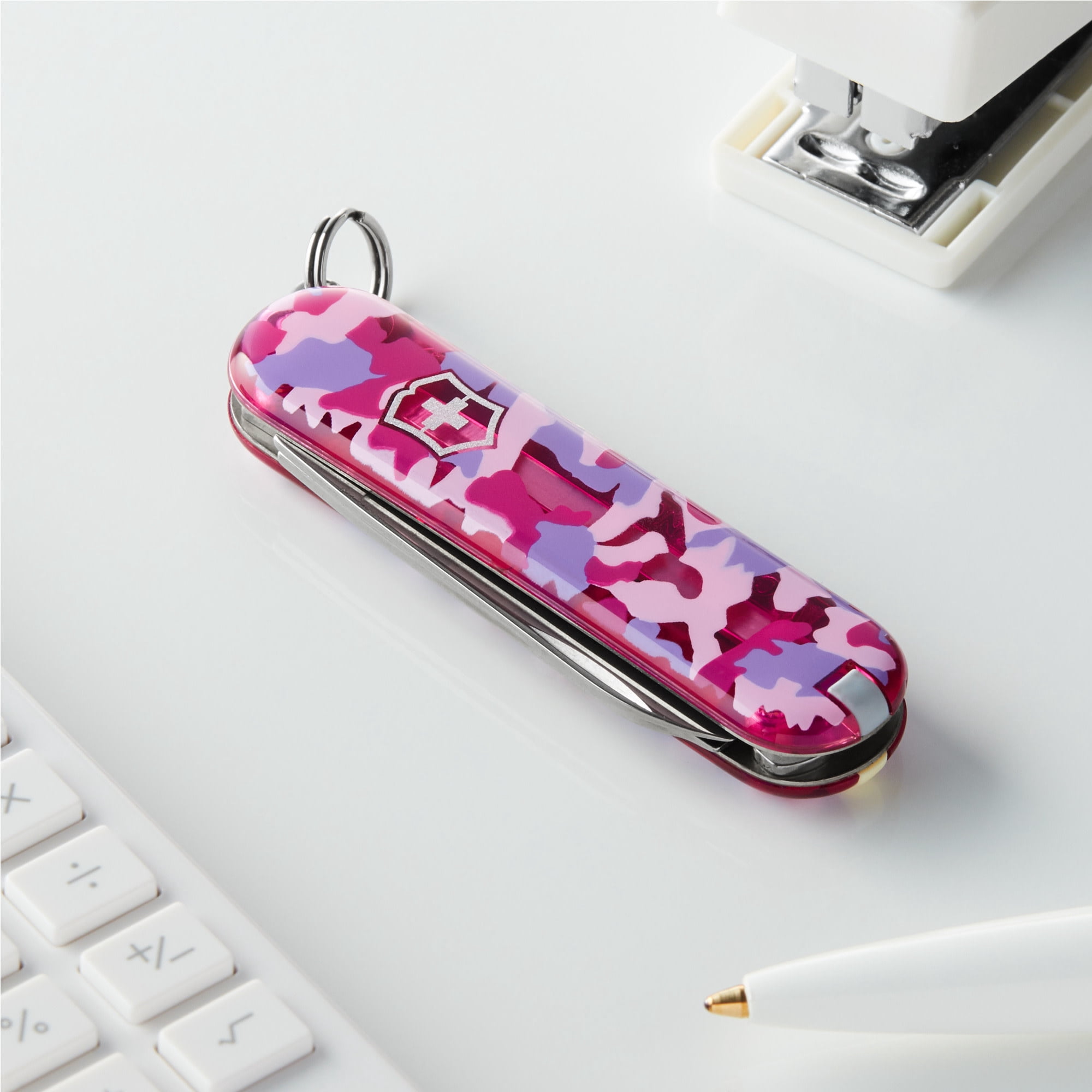 Victorinox Classic SD 7 Function Pink Camouflage Pocket Knife