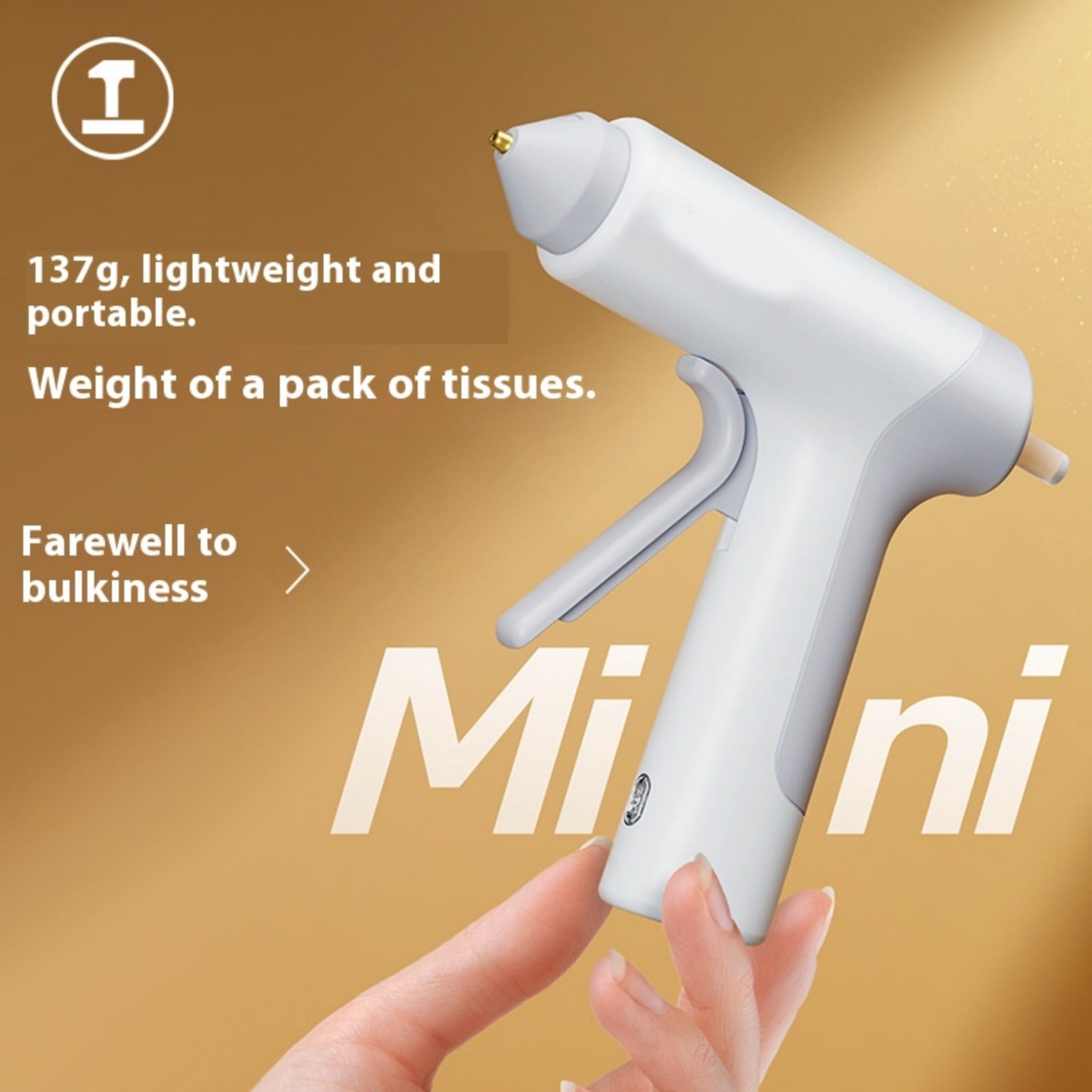 Cordless Hot Adhesive Guns Fast Heating Ergonomic Handle High Temperature Stability For DIYer Crafts Home Repairs