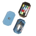 thumbnail image 2 of Organizador de costura multifuncional, caja de costura, set de 16 hilos, cinta métrica y tijeras Azul, 2 of 9