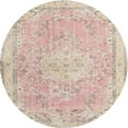 thumbnail image 1 of Ahgly Company Machine Washable Indoor Round Traditional Desert Sand Beige Area Rugs, 3' Round, 1 of 7