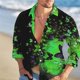 thumbnail image 1 of Camisa de hombre tendencia de moda patrón de color de flor rosa gráficos HD ropa casual de calle para hombres al aire libre nueva primavera y verano, 1 of 6
