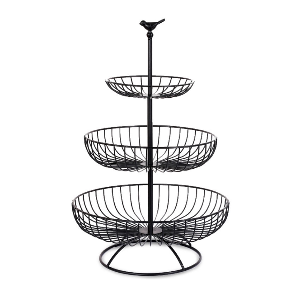 Fruit Dish, Multilayered Household Fruit Basket Food Display Stand for