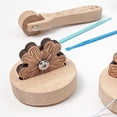 thumbnail image 3 of Daisy Thread Cutter, Tabletop Blade Saver Thread Cutter with Anti-Slip Stand Yarn Cutter Thread Cutting Tools Quilting Supplies for Sewing Seam, 3 of 7
