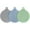 Blue, Green, Gray, variant on MR.Siga Silicone Bathtub Stopper, Drain Stopper for Shower, 5.1" Diameter, 3 Pack