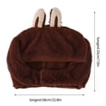 thumbnail image 2 of For Cute Bunny Hood Animal Ears Bonnet Easter Bunny Prop And Cute Headgear Prop Whiterabbit Rabbitcostume Adult Easterbunny Keep Warm Autumn Winter Adult Auto Shade Goggles Goggles Glasses Bow And for, 2 of 3