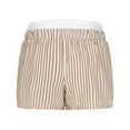 thumbnail image 4 of Womens Boxer Shorts Striped Pajama Summer Casual High Waisted Shorts Lounge Sleep Y2k Beach Bottoms 2025, 4 of 6
