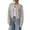 Light Gray, variant on Women's Cardigan Sweaters Lightweight Round Neck Long Sleeve Outfits for Fall Fashion 2025, Short Top for Casual Wear,Beige,L