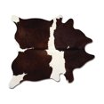 thumbnail image 1 of Natural 676685034014 6 x 7 ft. Kobe Cowhide Rug - White & Chocolate, 1 of 2