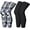Black, Gray Camo, variant on 2 Pairs Compression Leg Sleeve Full Length Leg Sleeves Sports Cycling Leg Sleeves for Men Women, Running, Basketball