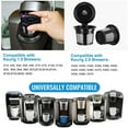 thumbnail image 4 of 6 Pzas de K-Cups Reutilizables para Cafeteras Keurig 1.0 y 2.0, Filtros de Café de una Sola Taza Recargables de Ajuste Universal Ecológico, Filtro de Malla de Acero Inoxidable, 4 of 6