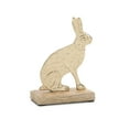 thumbnail image 3 of Melrose Sitting Rabbit Metal Figures - 8.25" - Set of 2, 3 of 3