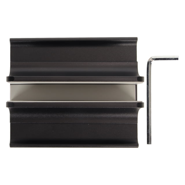 Soporte vertical para computadora portátil 3 en 1 Aleación de aluminio Tamaño ajustable Soporte para computadora portátil que ahorra espacio para una computadora portátil máxima de 17,3 pulgadas Negro