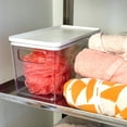 thumbnail image 5 of iDesign Pantry Bin with Lid - Plastic Storage Bin with Handles for Fridge or Kitchen Cabinets, 5 of 8