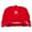 Red, variant on Pisces Zodiac Sign Embroidered Unstructured Cap - Black OSFM