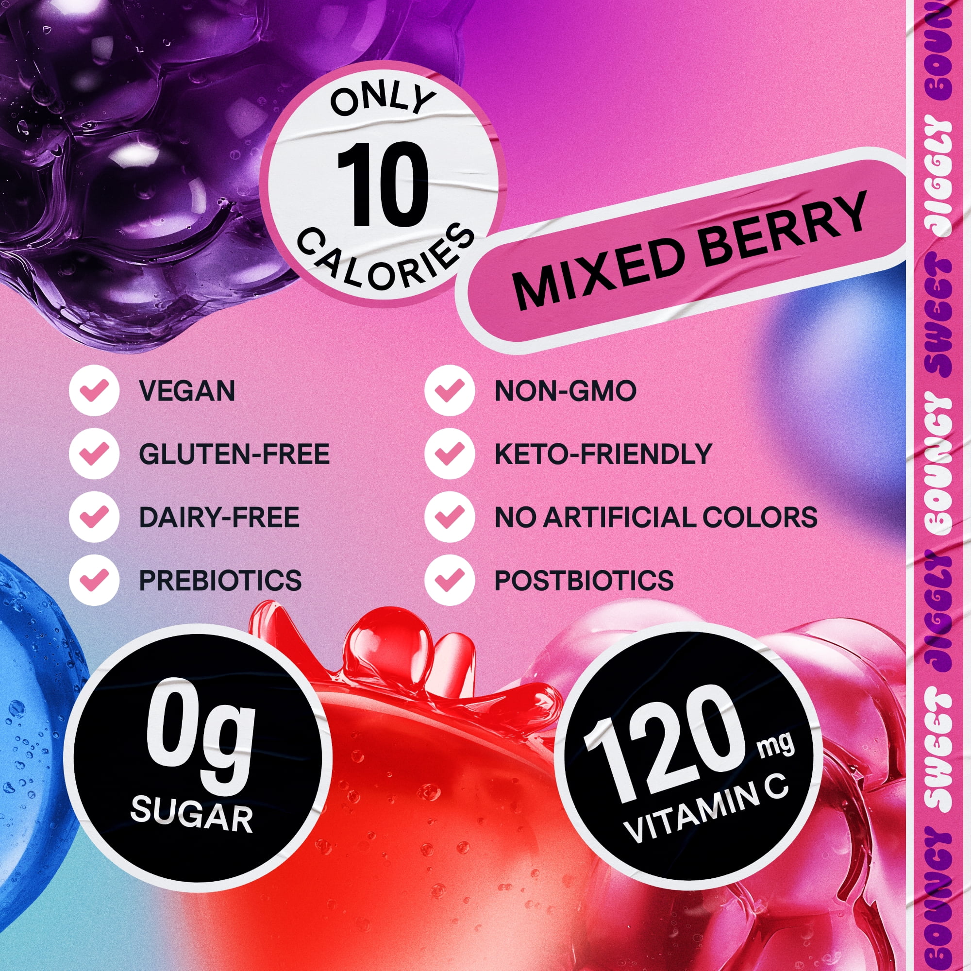 DALLY Mixed Berry Fruity Gel Snack, 5.07 Fl Oz Pouch