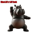 thumbnail image 2 of Yoga Master Hippo Statue, Resin Decor, Whimsical Desk Accessory, Humorous Gift, Home Office Ornament, Meditation Space Accent, Positive Message Decor, 1.97", 2 of 9