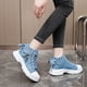 thumbnail image 4 of Zapatos altos de lona para mujer para primavera y verano, suela gruesa transpirable, zapatos casuales con aumento de altura, botas Martin para deportes, 4 of 6