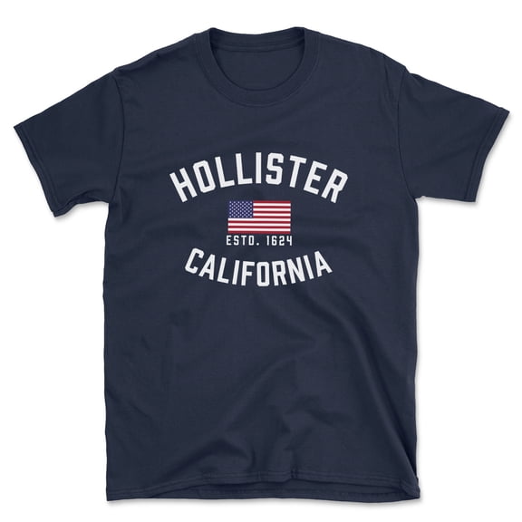 Hollister California Patriot Men's Cotton T-Shirt