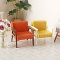 thumbnail image 4 of Yokua Miniature Leather Sofa Chair Dollhouses Furniture Living Room Decoration, 4 of 20