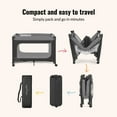 thumbnail image 6 of Dream On Me EZGo Portable Playard, Black And White, 6 of 11