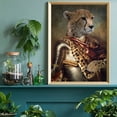 thumbnail image 3 of Pintura de animales renacentistas, retrato de León, flamenco, Tigre, conejo, Victoriano, arte de pared, imagen divertida, póster de lienzo, decoración del hogar, 3 of 4