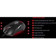 MSI Clutch GM08 Gaming Mouse - Black
