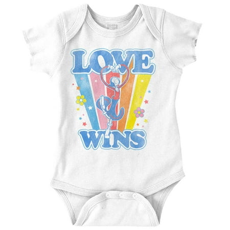 

Retro Popeye Olives Love Wins Bodysuit Jumper Girls Infant Baby Brisco Brands 18M