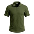 thumbnail image 4 of Mens Polo Short Sleeve Casual Summer Structured Collar Fashion Relaxed Fit Dressy Polo, L, 4 of 6