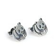 thumbnail image 2 of par de pendientes de panda punk de plata de ley 925, pendientes góticos, hipoalergénicos, joyas de animales, regalo para hombres, mujeres, regalos de graduación para compañeros de clase, amigos., 2 of 5