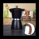 thumbnail image 3 of Cafetera Moka de 3 Tazas, Cafetera ExpréS, Cafetera Cubana, Herramienta para el Hogar y la Oficina (150 Ml, Negra), 3 of 5