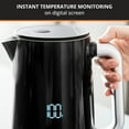 thumbnail image 5 of Krups Kettle with Large Digital Screen, 1.7 L, 12 Cup, BW802852, 5 of 9