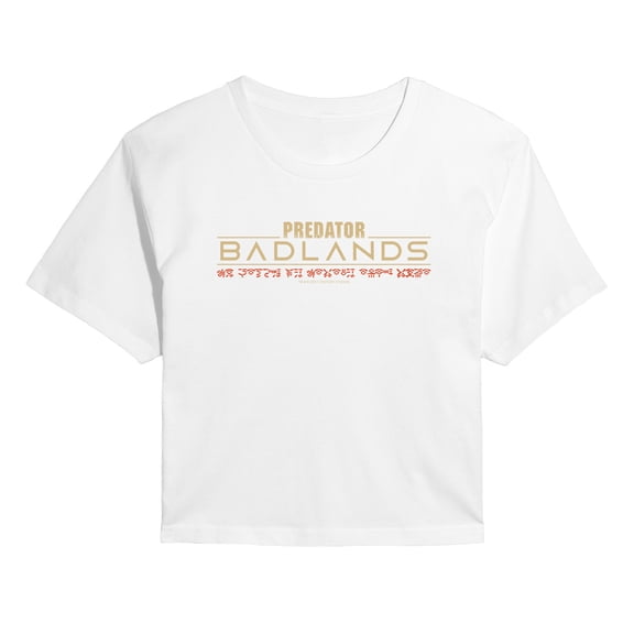 Predator - Predator Badlands Logo - Juniors Cropped Graphic T-Shirt