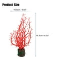 thumbnail image 2 of Soft Silicone Glowing Aquarium Tree Coral Aquatic Artificial Coral for Fish Tank Decoration Red, 2 of 7