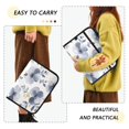 thumbnail image 4 of Organ Folder 14.2 x 0.8 x 10.6 Inches 13 Separate Pockets A4 Size Documents Folder A Sort Storage File Manager For The Home Office Gray Flower, 4 of 7