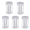B, variant on moolBeko Food Storage Containers, 5 Pack Airtight Storage Jars for Kitchen, Clear Plastic Containers for Grains and Cereals, Stackable Food Storage Jars with Lids, Pantry Organizer for Snacks