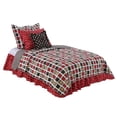 thumbnail image 3 of Cotton Tale  Houndstooth Geometric 5 Piece Reversible Quilt Bedding Set, 3 of 5